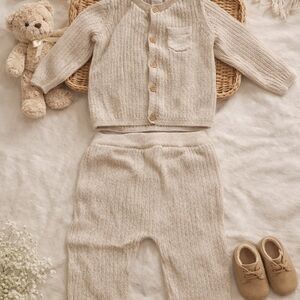 Carter's Cream Knit Baby Matching Set